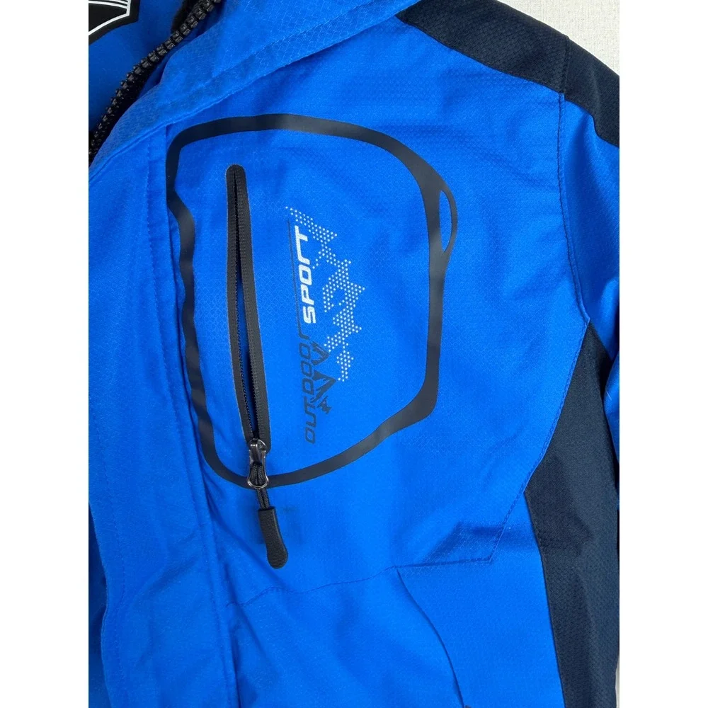 Lonthanly‎ Boys Ski Jacket size 6-7 Blue/Black